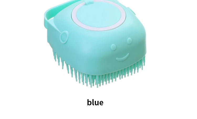 Bathroom Puppy Big Dog Cat Bath Massage Gloves Brush Soft Safety