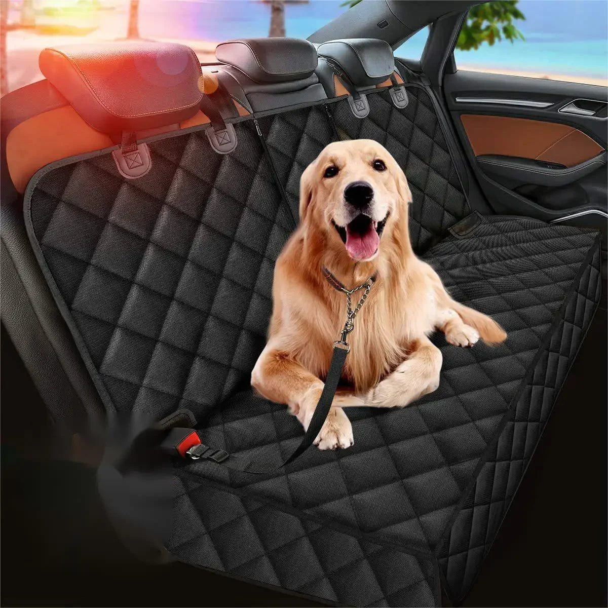 Car Rear Seat Protective Cover Waterproof Dirt Resistant Pet Seat Cover