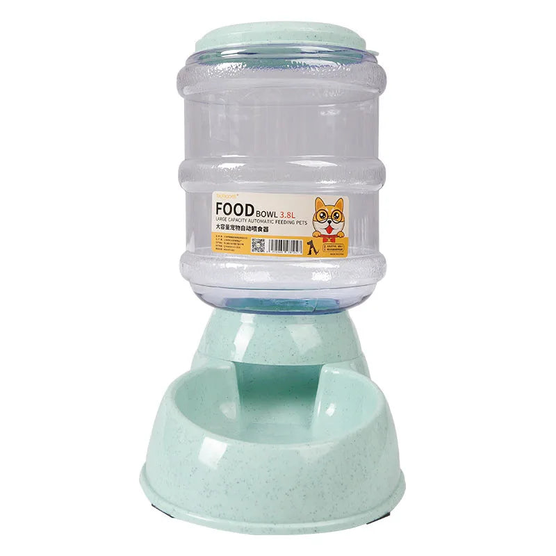 Dog Automatic Feeders Plastic Water Bottle Cat Bowl Feeding and Drinking