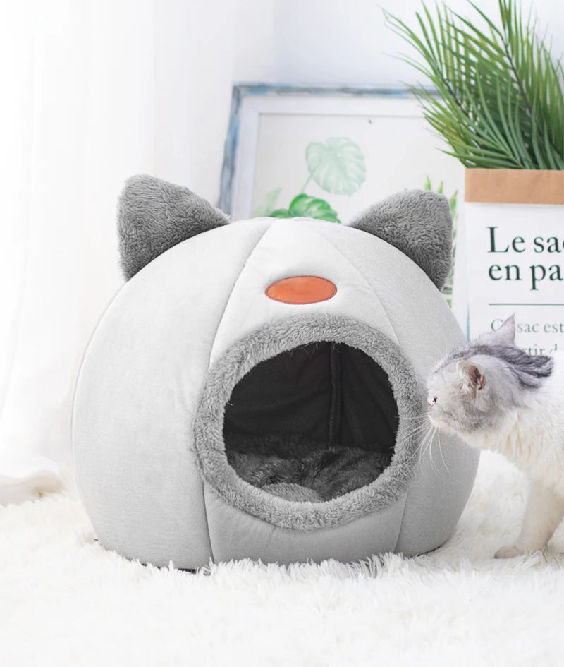 New Deep Sleep Comfort In Winter Cat Bed Iittle Mat Basket Small Dog